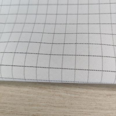 Esd Fabric Plaid Polyester Cleanroom Anti-static Cloth For Safety Workwear and Scrubs